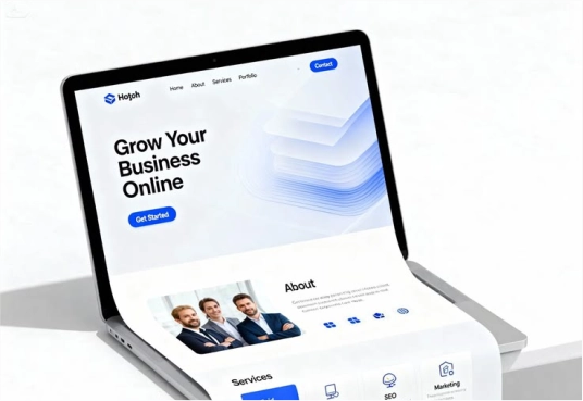 B2B branding agency team optimizing business strategy workflows on dashboard presentation screens